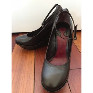*NEW* Chloe Brown Leather Platform Mary Jane
